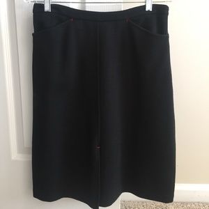 Black Knit Skirt
